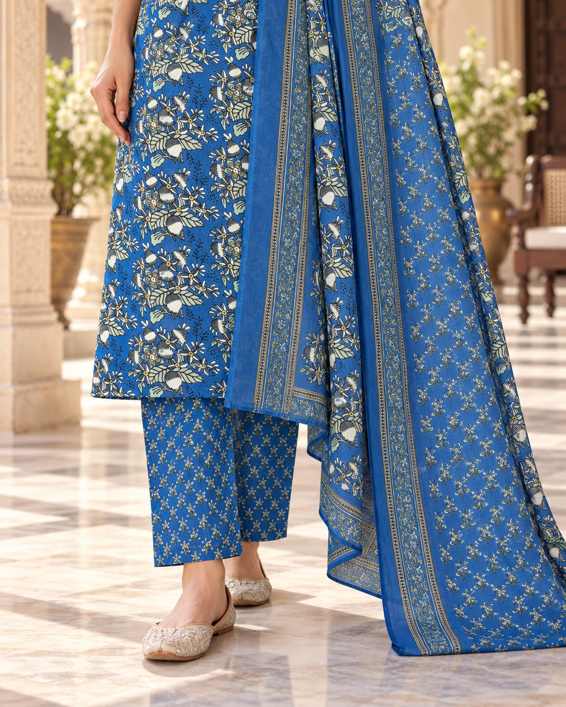 Neel Vatika Pure Cotton Suit Set