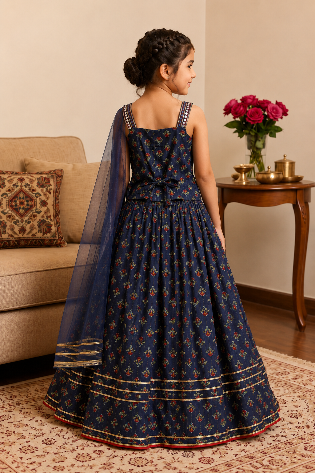 Neel Jashn Girls Lehenga Set