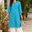 Firoza Leheriya Cotton Kurta