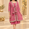 Gulabi Phool Girls Dress