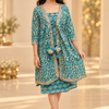 Teal Phool Girls Dress