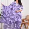 Lavender Phool Shibori Cotton Suit Set