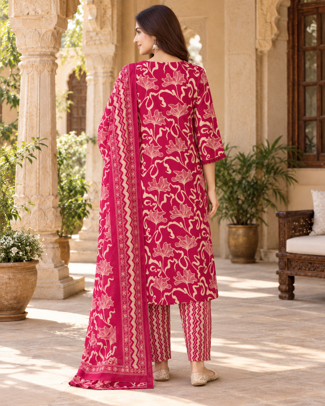 Rani Aranya Pure Cotton Suit Set