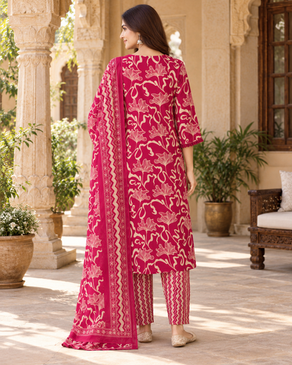 Rani Aranya Pure Cotton Suit Set