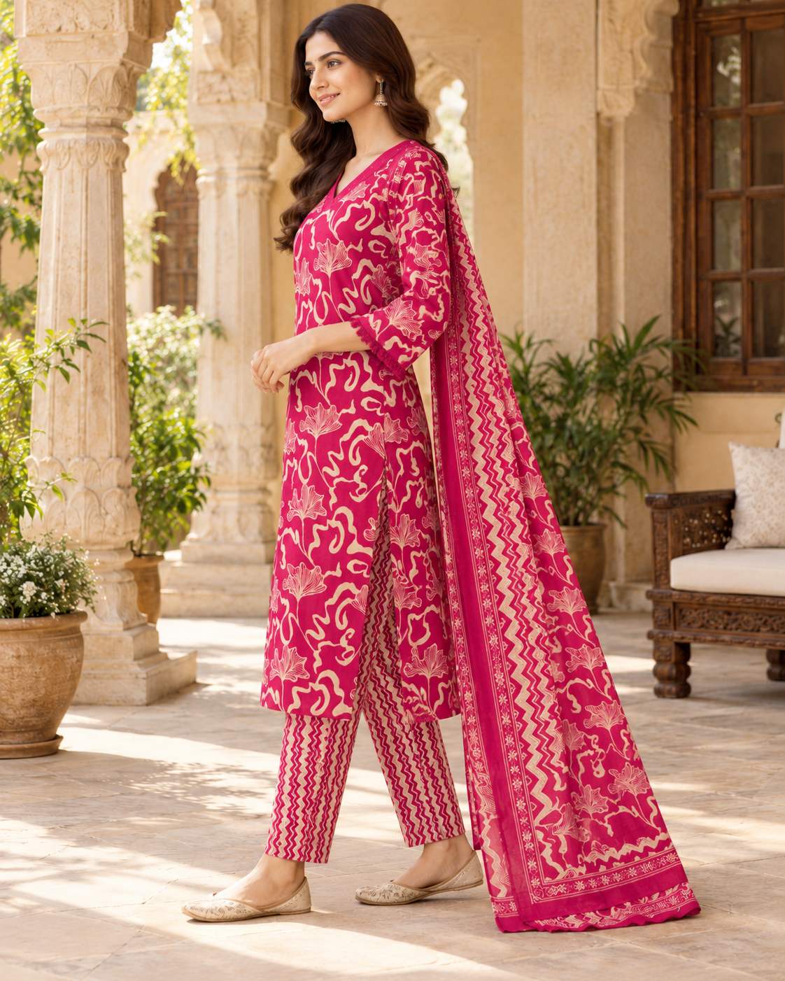 Rani Aranya Pure Cotton Suit Set