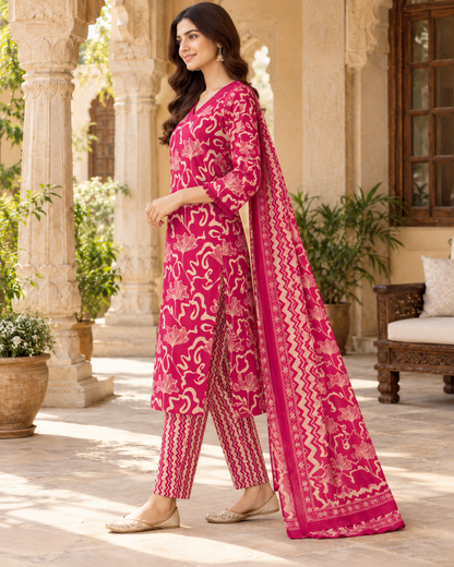 Rani Aranya Pure Cotton Suit Set