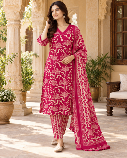 Rani Aranya Pure Cotton Suit Set