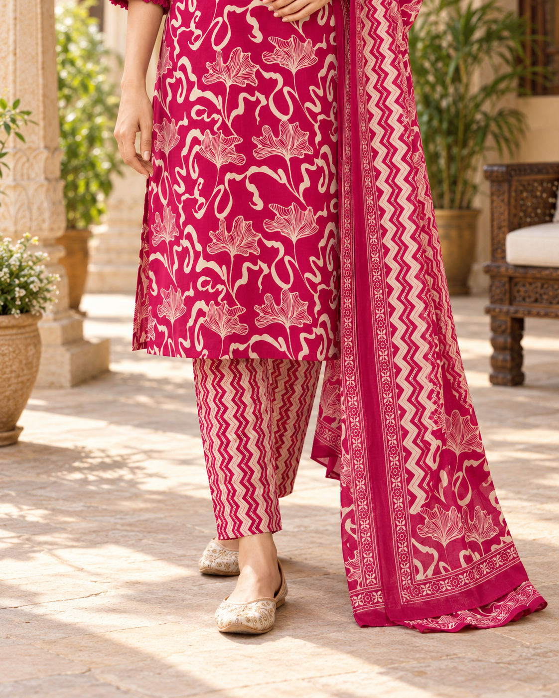 Rani Aranya Pure Cotton Suit Set