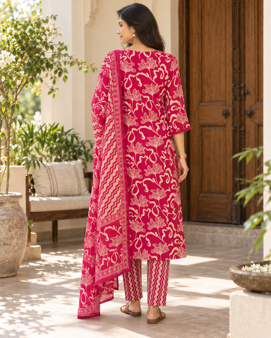 Rani Aranya Pure Cotton Suit Set