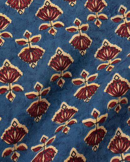 Saanjh Ajrakh Pure Cotton Suit Set