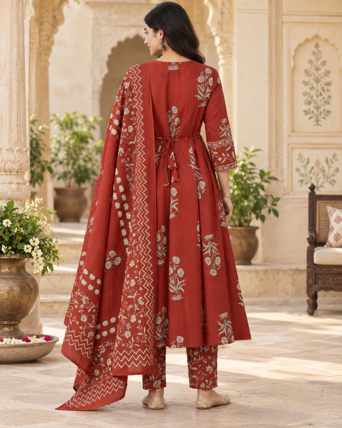 Raj Bagh Pure Cotton Suit Set