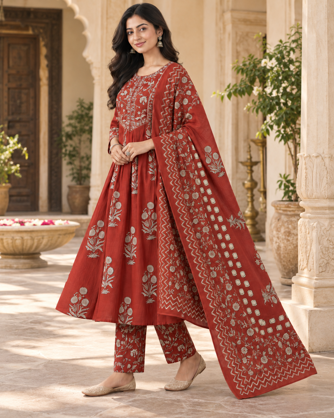 Raj Bagh Pure Cotton Suit Set