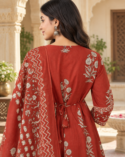 Raj Bagh Pure Cotton Suit Set