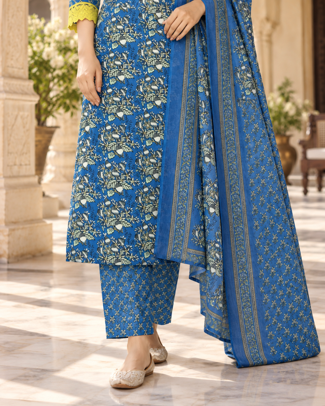Neel Vatika Pure Cotton Suit Set