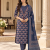 Navy Jharokha Handwork Pure Cotton Suit Set