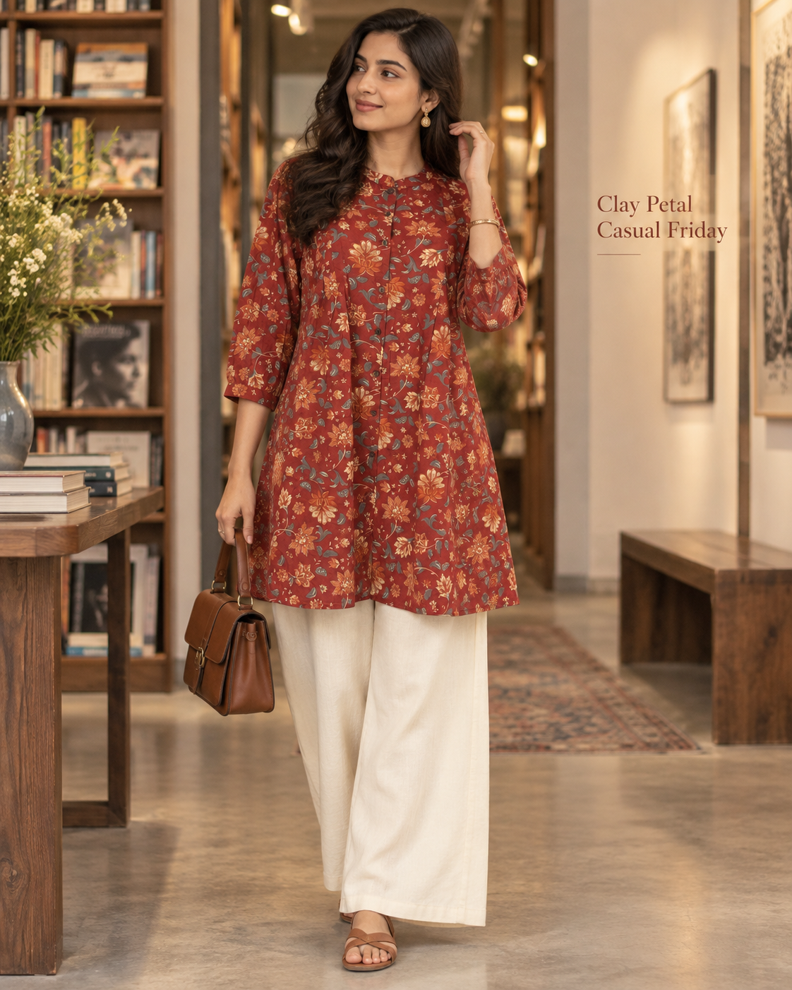 Gulnaar Pure Cotton Short Kurti