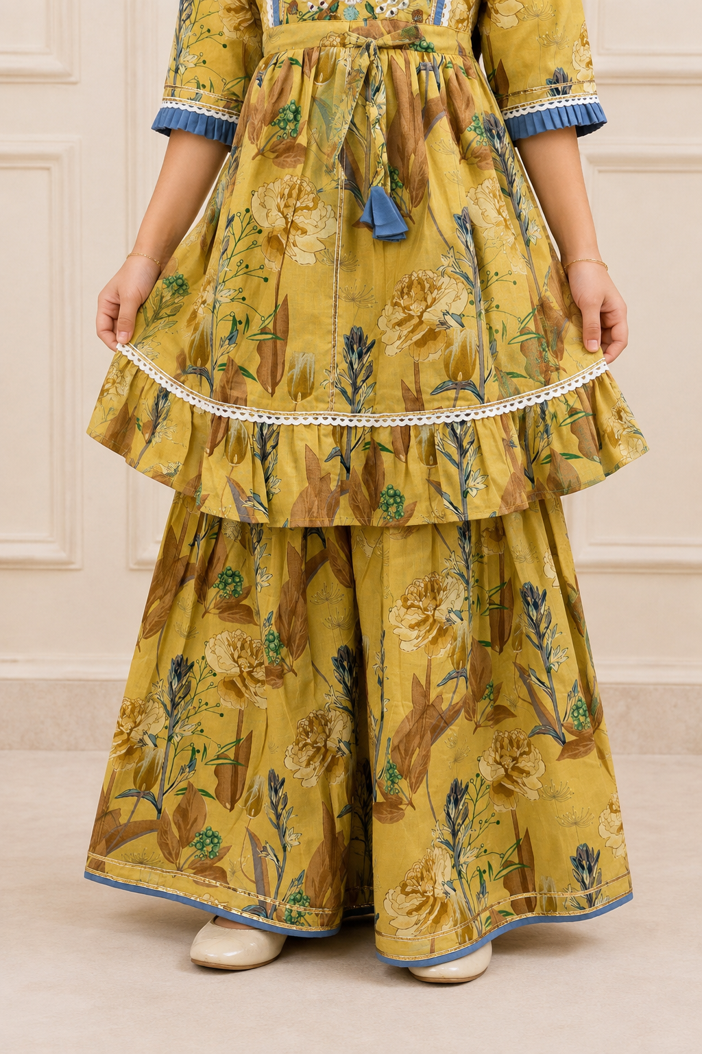 Sarson Pari Girls Sharara Set