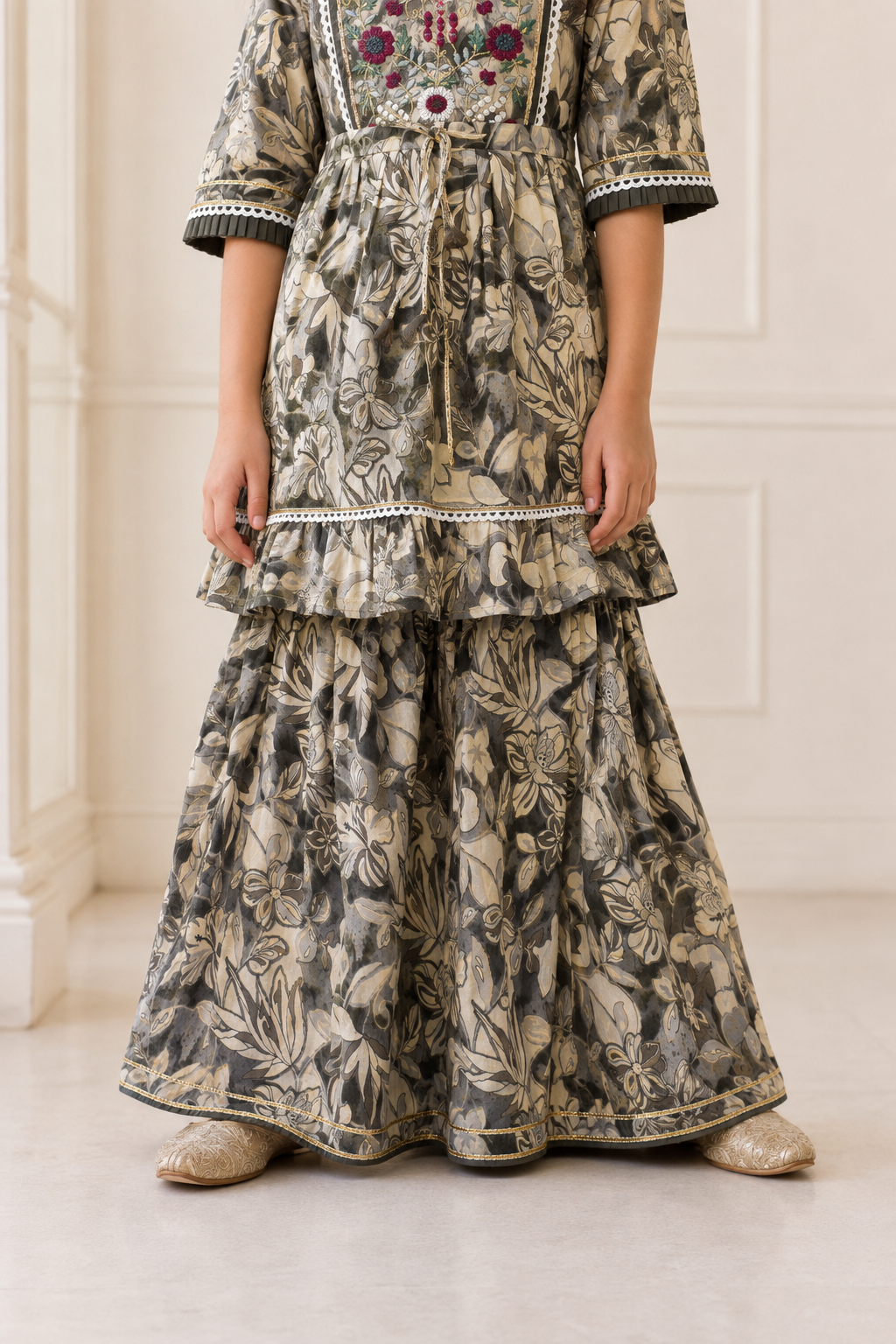 Chandni Gudiya Girls Sharara Set