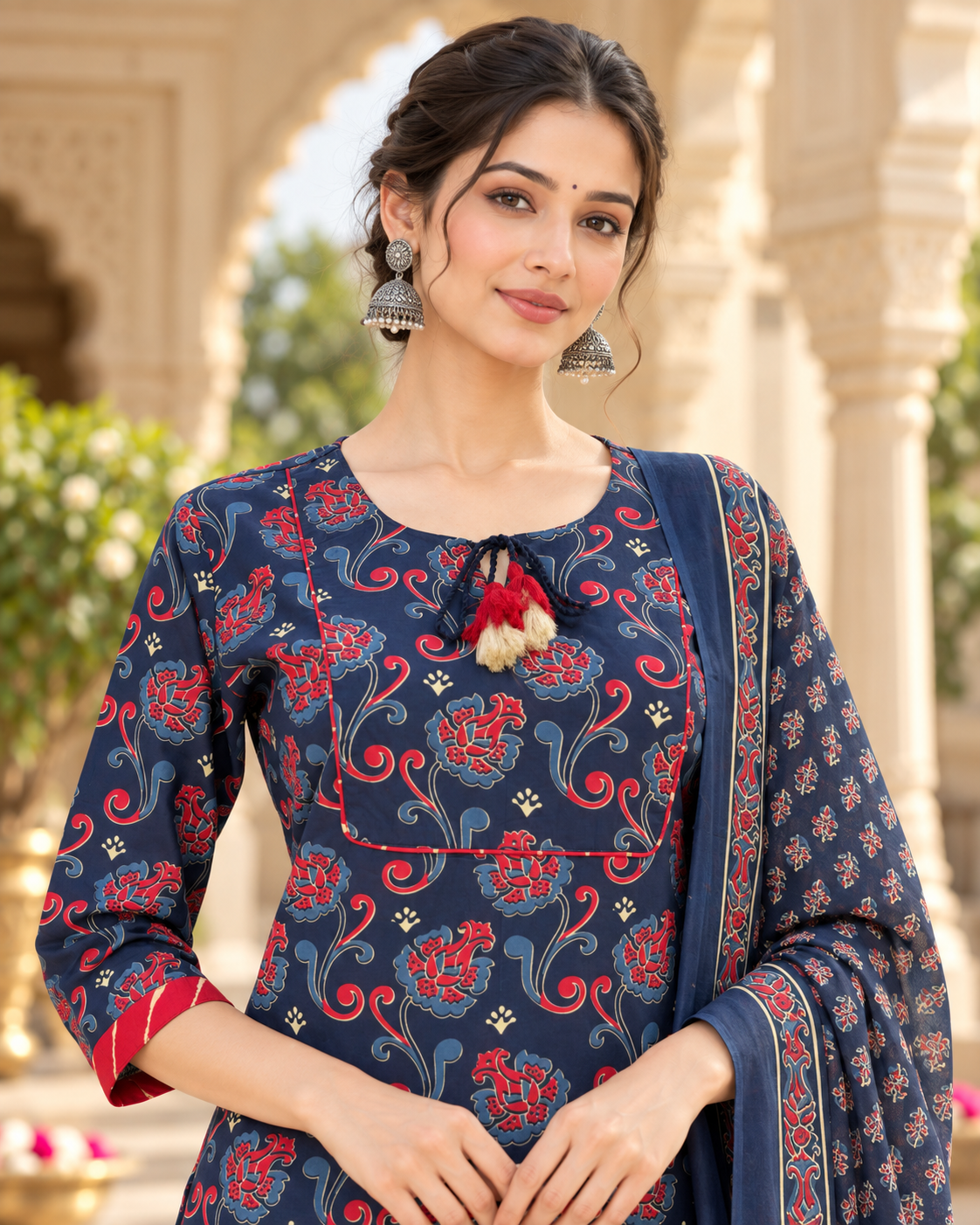 Neel Gulnaar Pure Cotton Suit Set