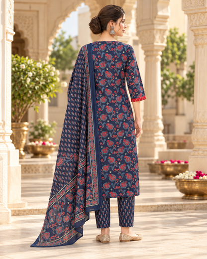 Neel Gulnaar Pure Cotton Suit Set