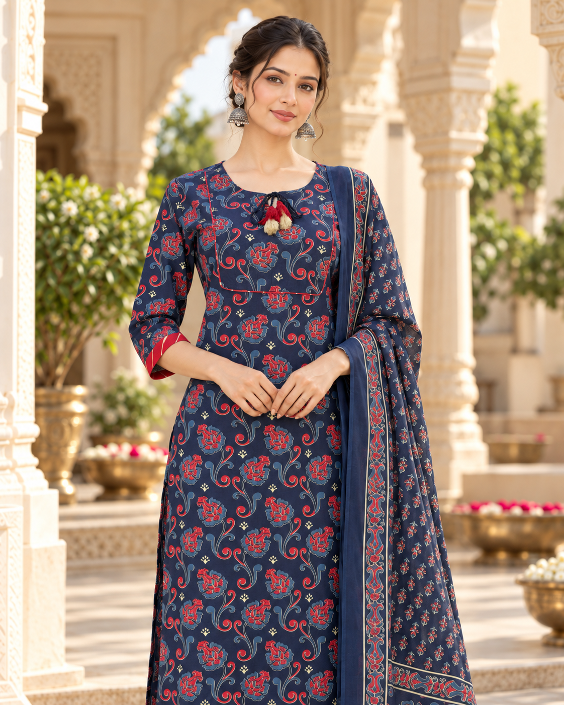 Neel Gulnaar Pure Cotton Suit Set