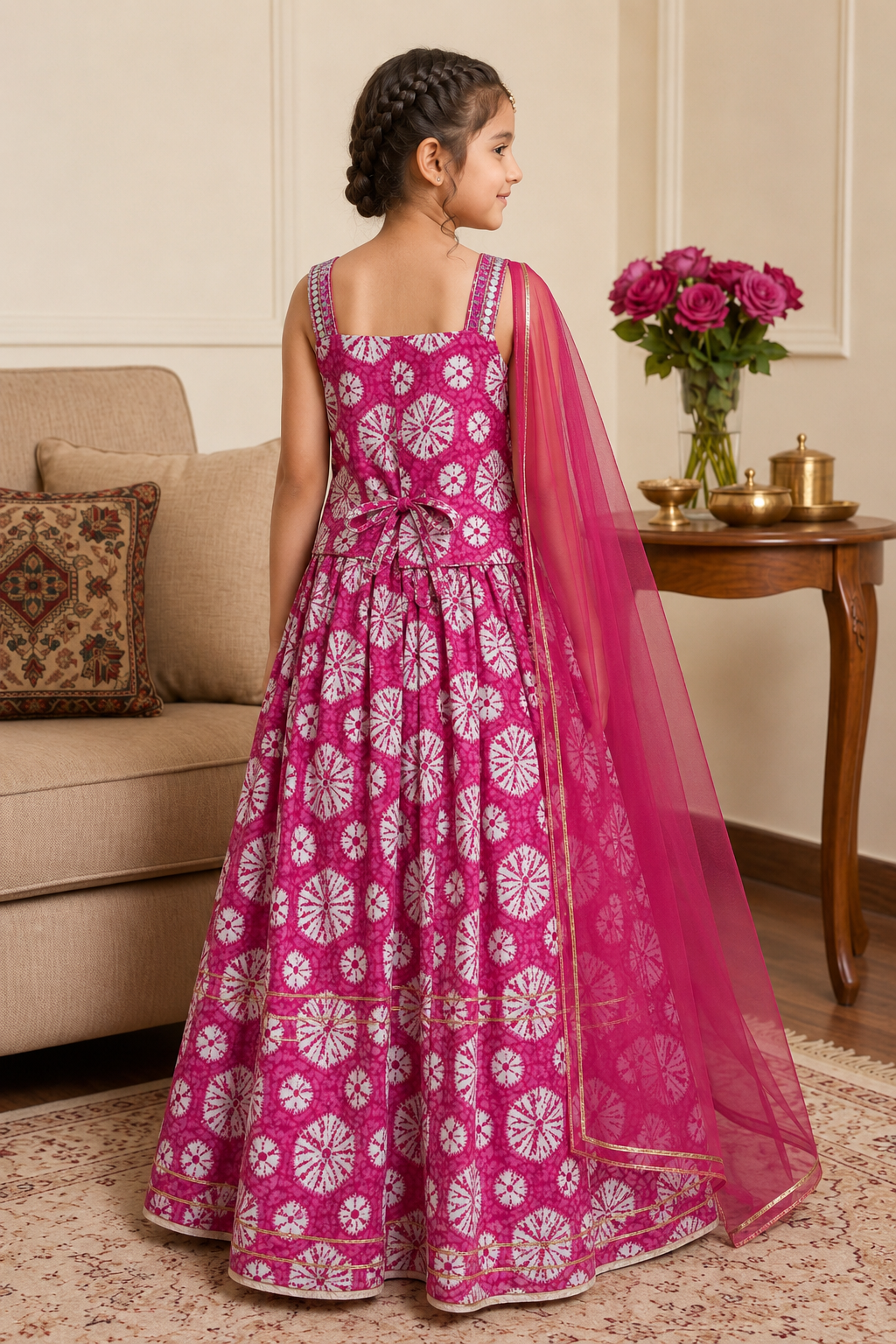 Rani Mehfil Girls Lehenga Set