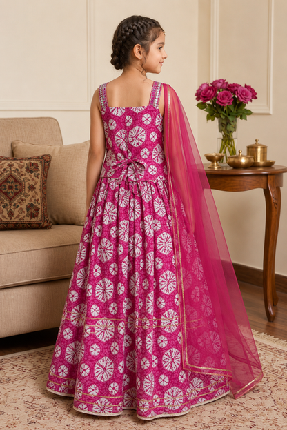 Rani Mehfil Girls Lehenga Set