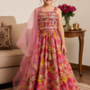 Kesari Utsav Girls Lehenga Set