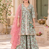 Pista Pankhuri Girls Angrakha Set