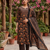 Heritage Black Pure Cotton Suit Set