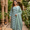 Mint Botanica Jaipur Cotton Suit Set