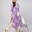 Royal Lavender Cotton flex Kurta