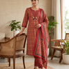 Crimson Royale Jaipur Cotton Suit Set
