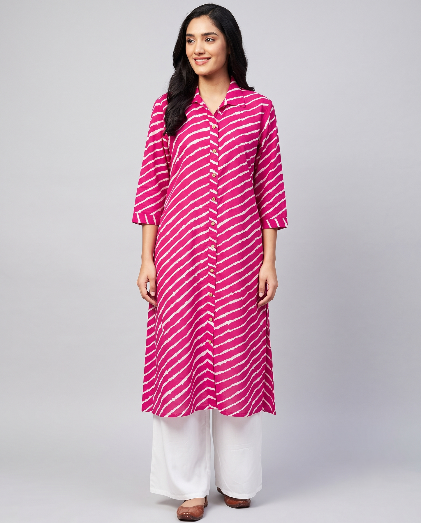 Rani Leheriya Pure Cotton Kurta