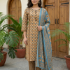 Sand Blossom Jaipur Cotton Suit Set