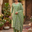 Sage Blossom Jaipur Cotton Suit Set