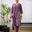 Mauve Bloom Cotton Flex Co-ord Set