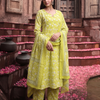 Pistachio Garden Cotton Suit Set