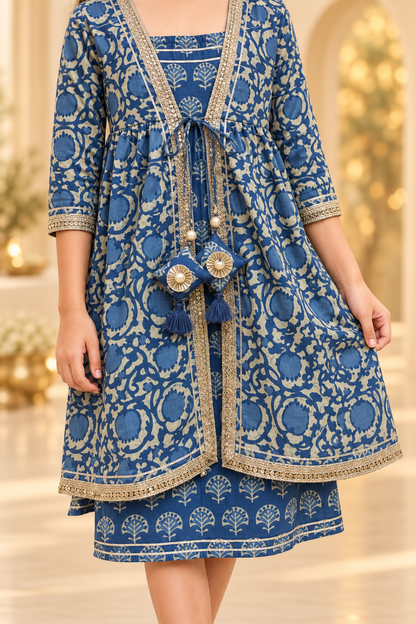 Neel Phool Girls Dress