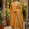 Mustard Kanak Bagh Cotton Suit Set