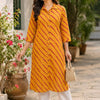 Haldi Rani Leheriya Cotton Kurta