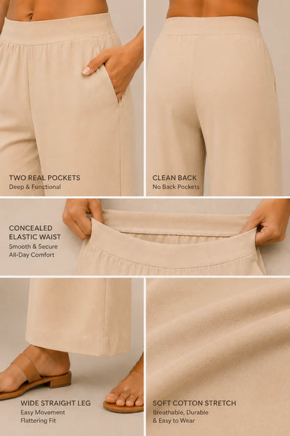 The Easy Pant in Beige