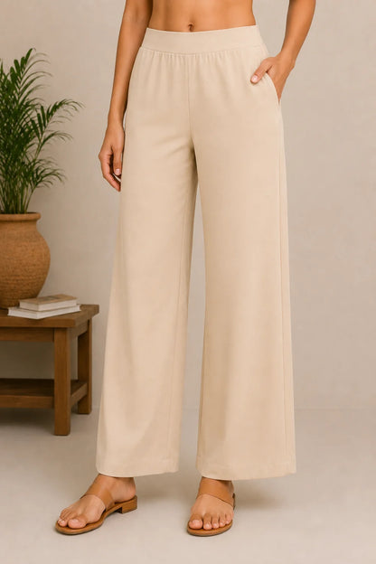The Easy Pant in Beige