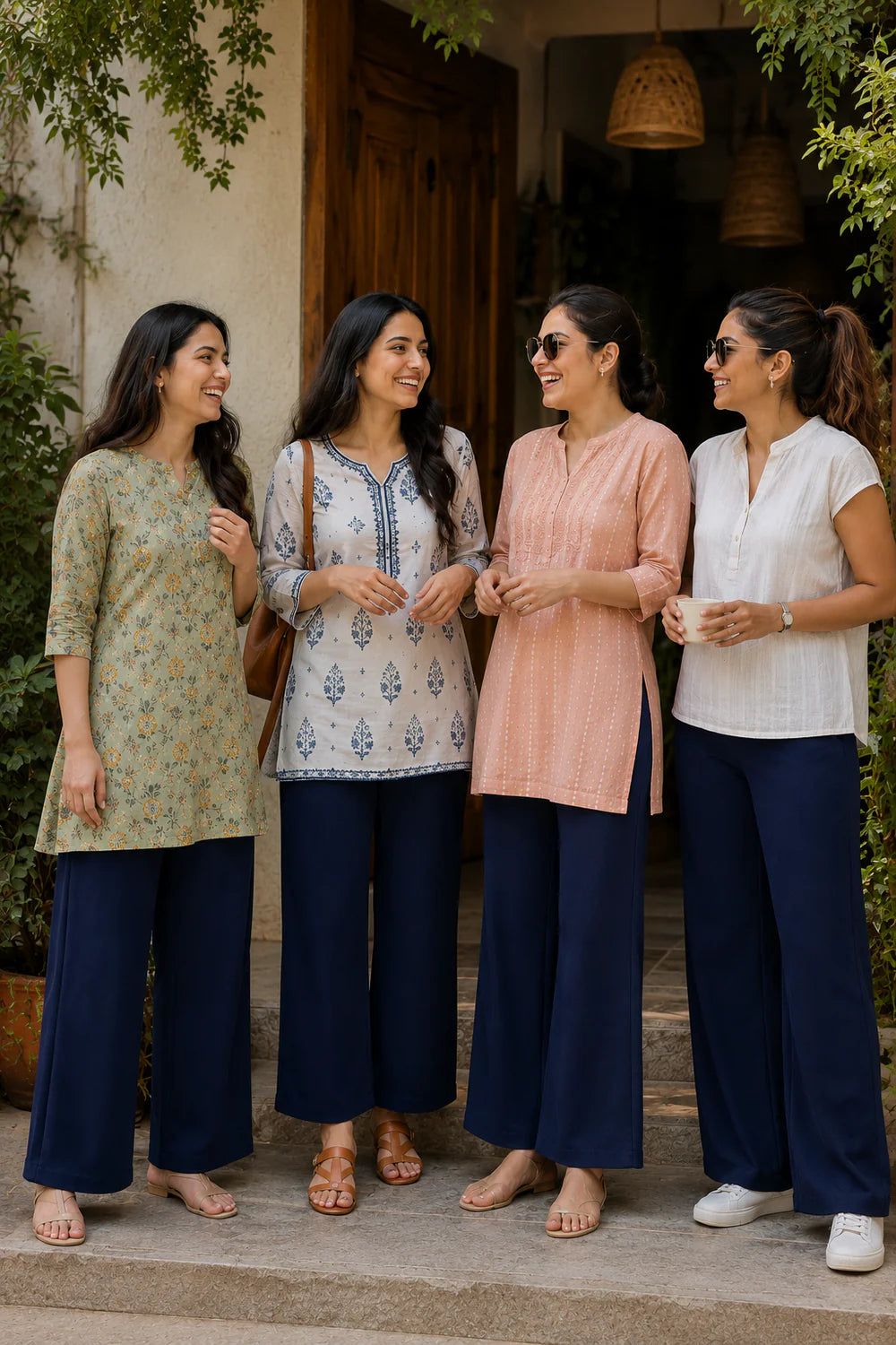 The Easy Pant in Navy Blue