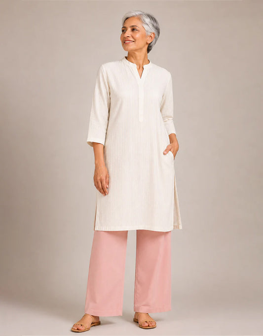 The Easy Pant in Blush Pink
