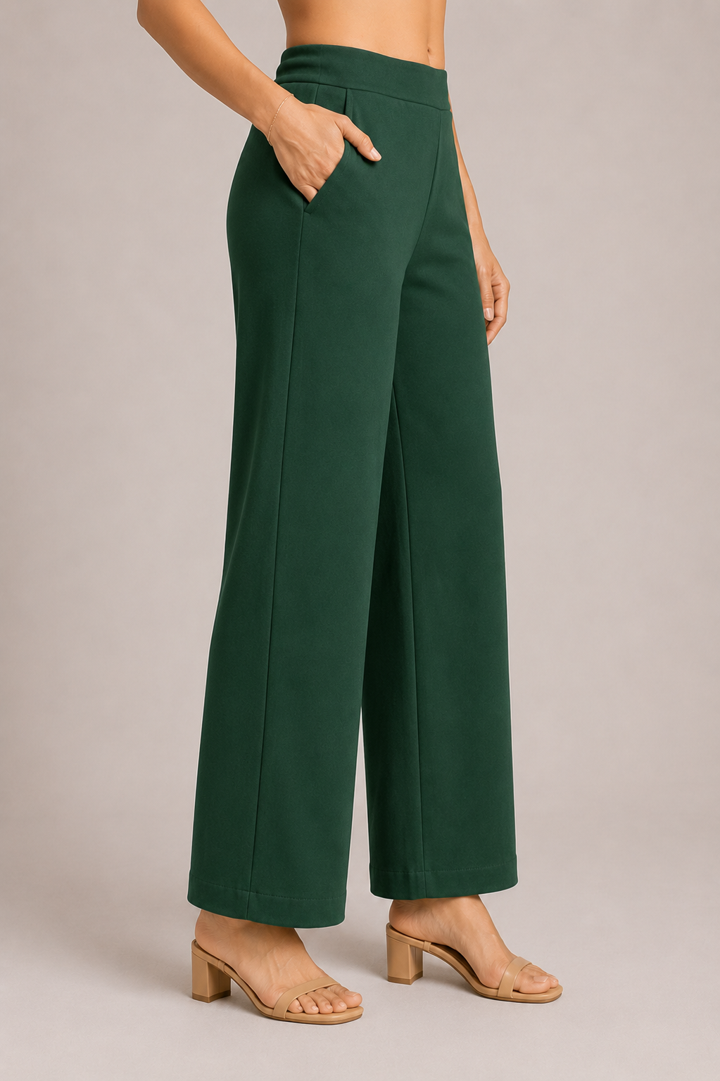 Green Easy Pant