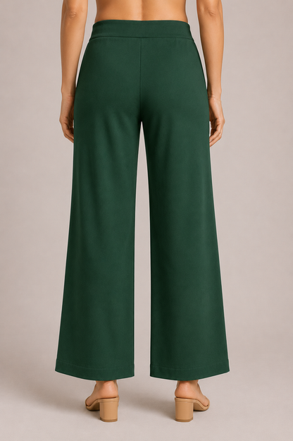 The Easy Pant in Hunter Green