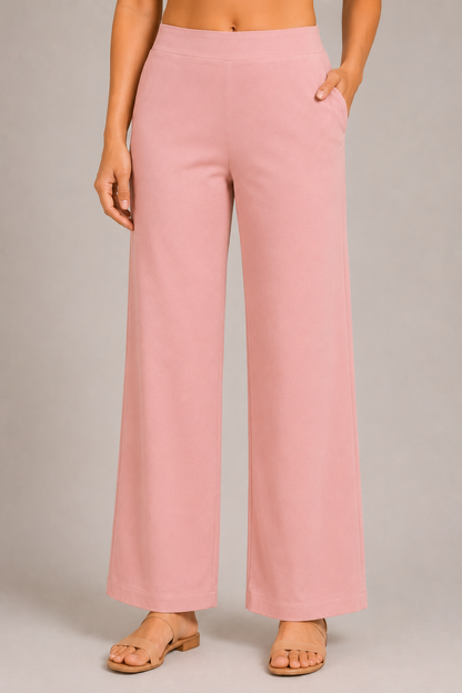 The Easy Pant in Blush Pink