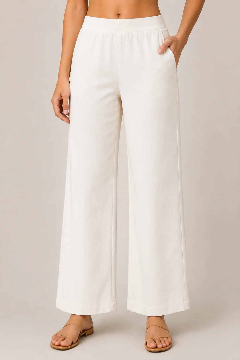 The Easy Pant in Off-White