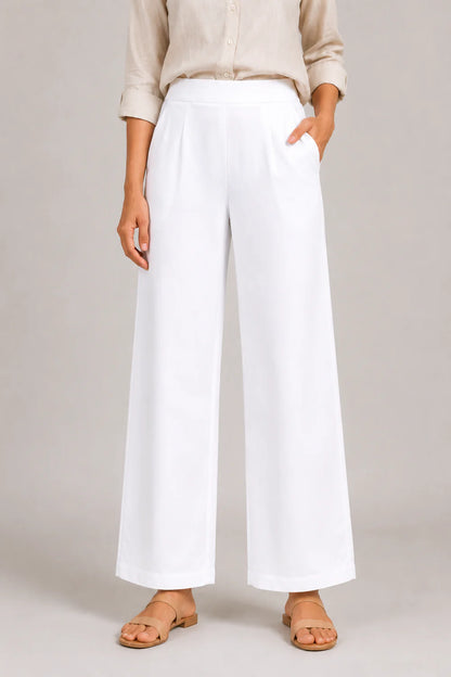 The Easy Pant in White